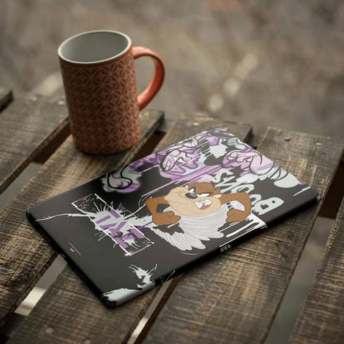 Looney Tunes Splatter Paint Tasmanian Devil iPad Skins